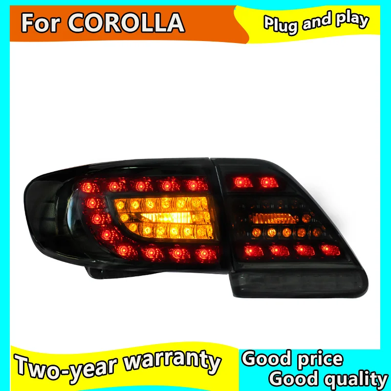 Car Styling rear Lamp for Toyota corolla taillight 2011-2013 LED lamp DRL crolla assembly | Автомобили и мотоциклы