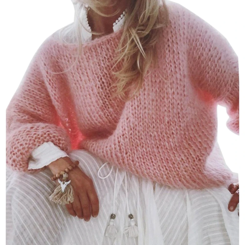 

sweter z golfem kobiet jesie zima z dugim rkawem Jumper 2020 gruba F238 dzianina luna moda sweter Femme Streetwear