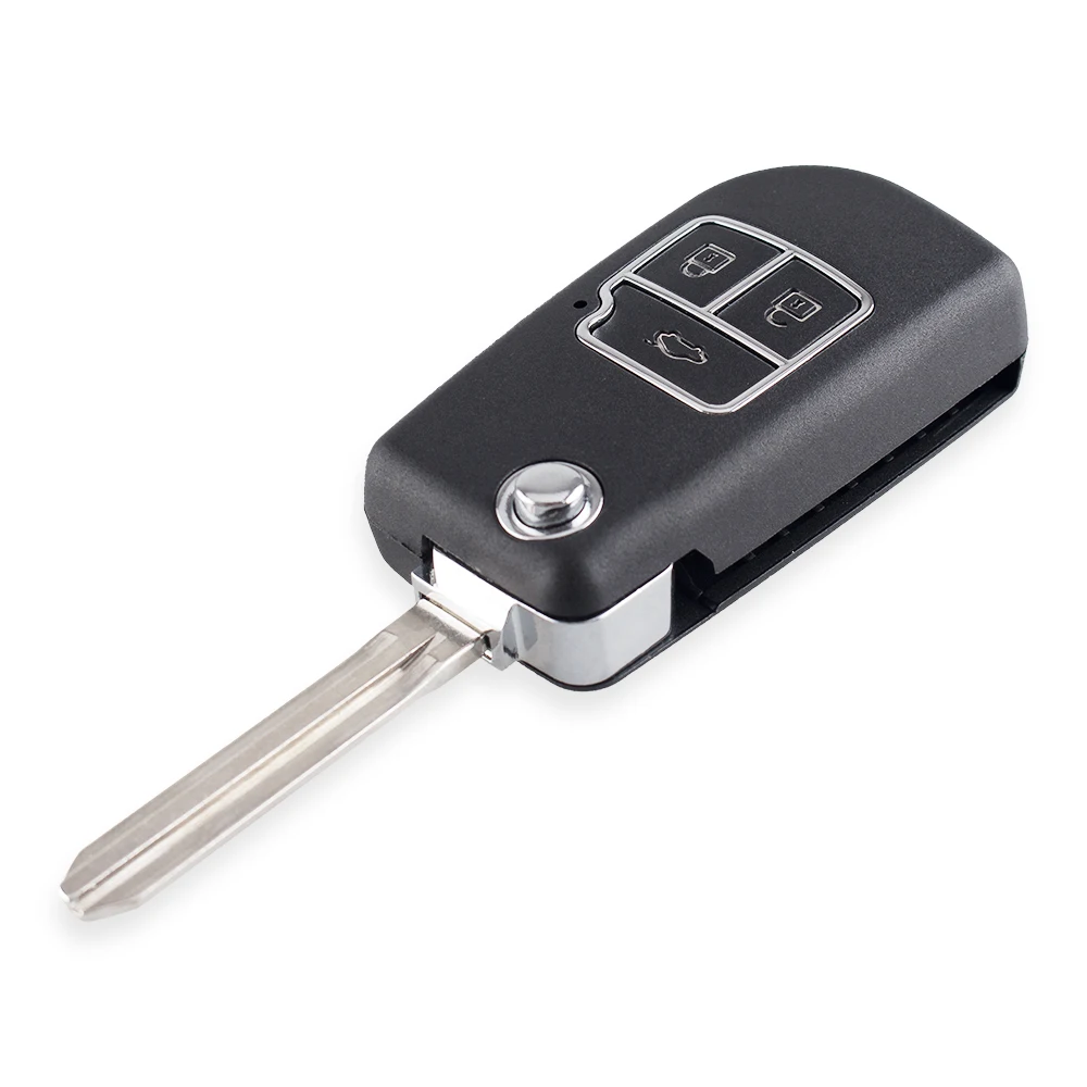 KEYYOU для Toyota Avlon Crown Corolla Camry RAV4 Reiz Yaris Prado Корпус Ключа Toy43 2/3 кнопок модифицированный