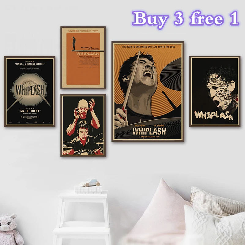 Whiplash Оскар крафт бумага плакаты настенные наклейки украшения хорошее качество