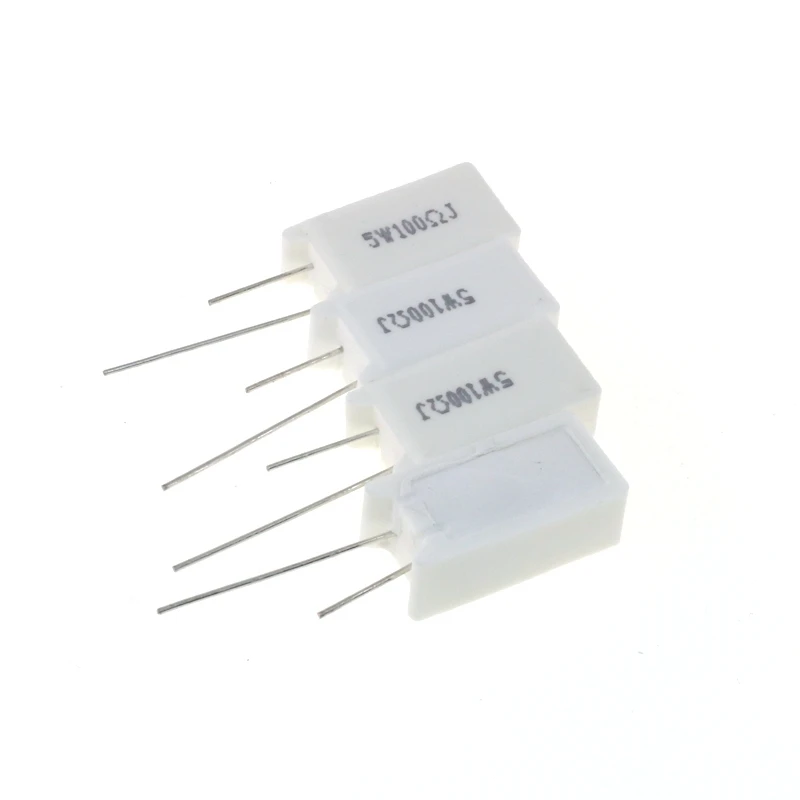 5 шт. Вт вертикальное сопротивление цемента 100R 120 150 180 200 220 240 R 270 300 330 Ом 470 510 560 1K 820 K