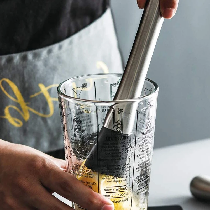 20 см нажимная палочка для сока многофункциональная нержавеющая сталь