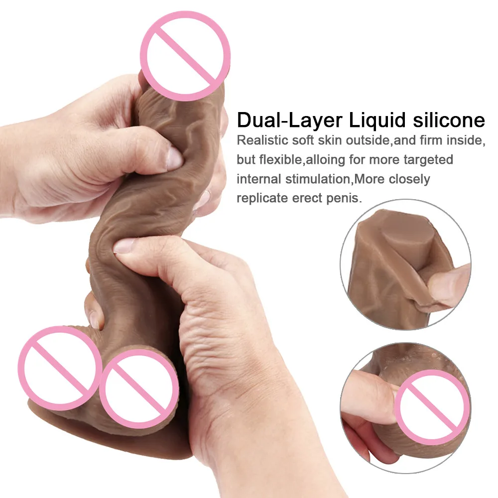 Фаллоимитатор GaGu реалистичный фаллоимитатор искусственный член с присоской