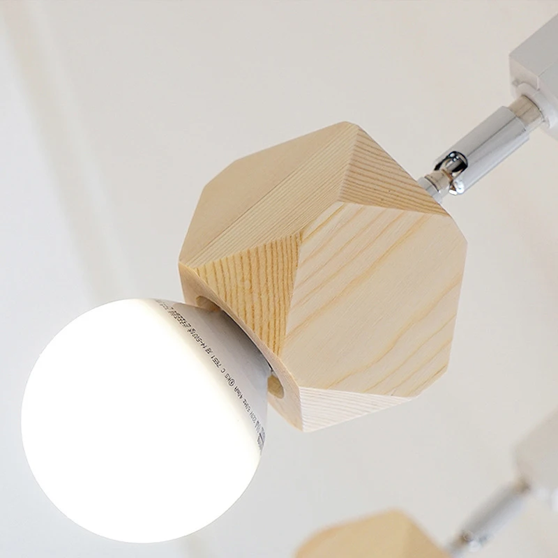 

Nordic Solid Wood LED Ceiling Lamp Hallway Staircase Hallway Balcony Wooden Ceiling Lamps Home Lighting Decor For Home Bedroom