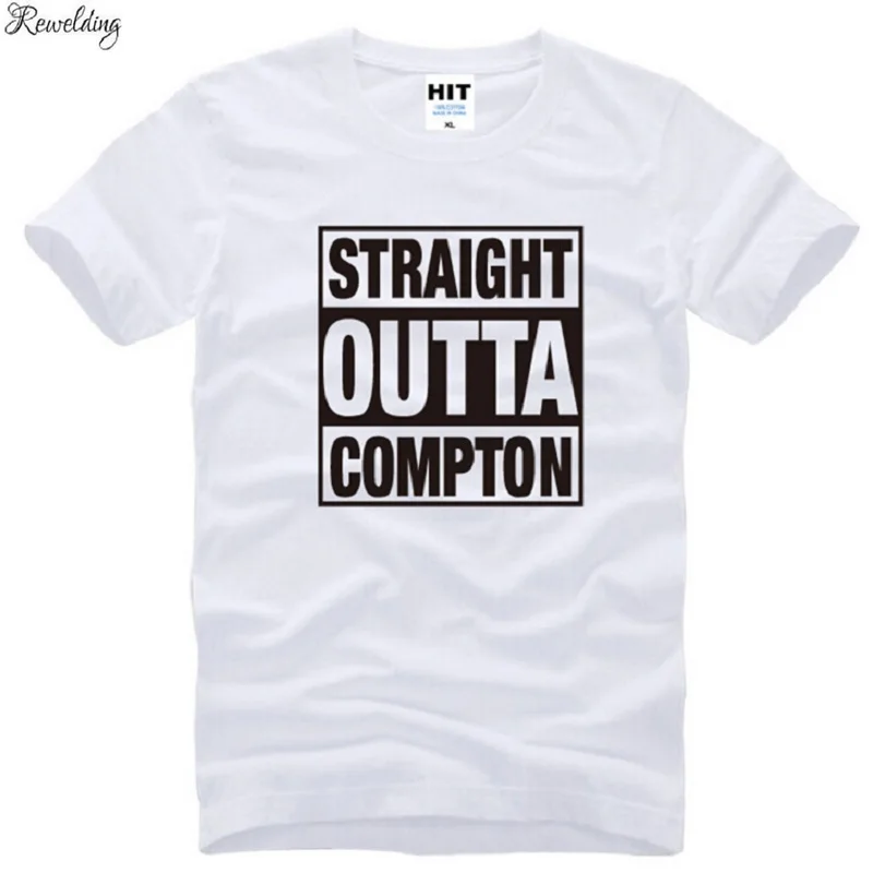 Футболка NWA Мужская прямая из чистого хлопка тенниска с коротким рукавом и