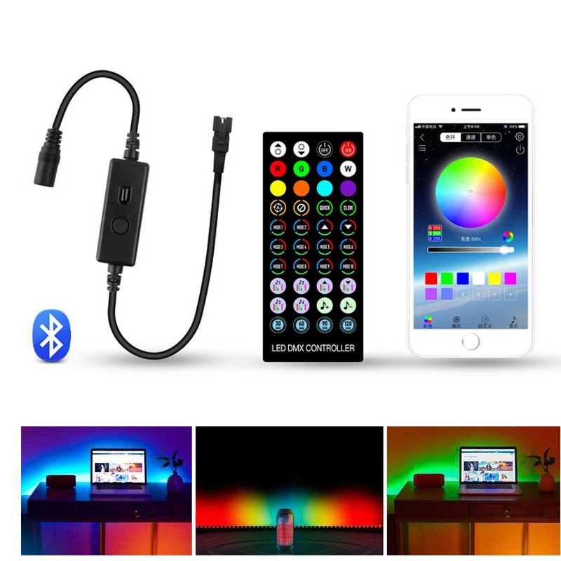 Светодиодная ленсветильник с Bluetooth 12 В WS2811 RGB | Лампы и освещение