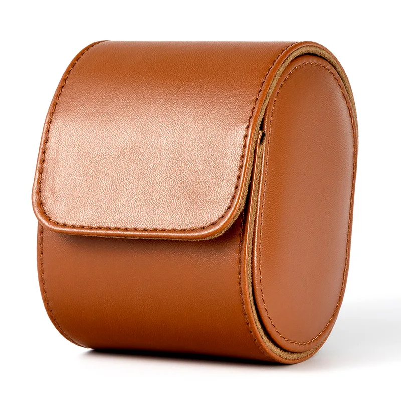 

Leather Watch Box Holder Storage Display Box Organizer Luxury Gift Box Retro Travel Watches Case Portable Protect Travel Pouch