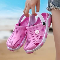top quality women sandal rubber female eva sandles fashion lightweight comfortable unisex hole shoe men zapatos de hombre 35 40