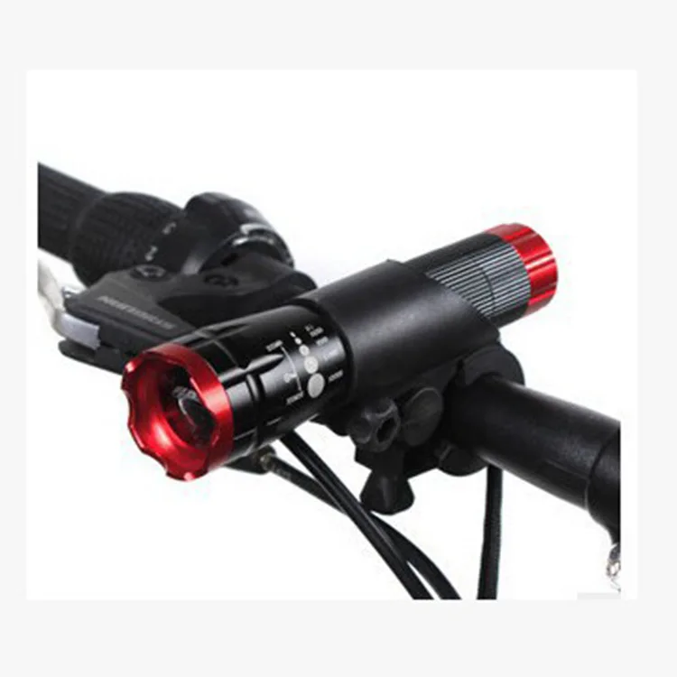 

Велосипедный яркий фонарик крутой Красный вращающийся зум яркий фонарик