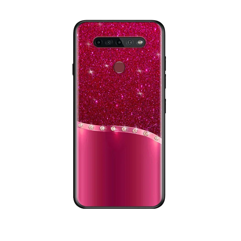 

Cute pink Girl Heart For LG G8 V30 V35 V40 V50 V60 Q60 K40S K50S K41S K51S K61 K71 K22 ThinQ 5G Phone Case