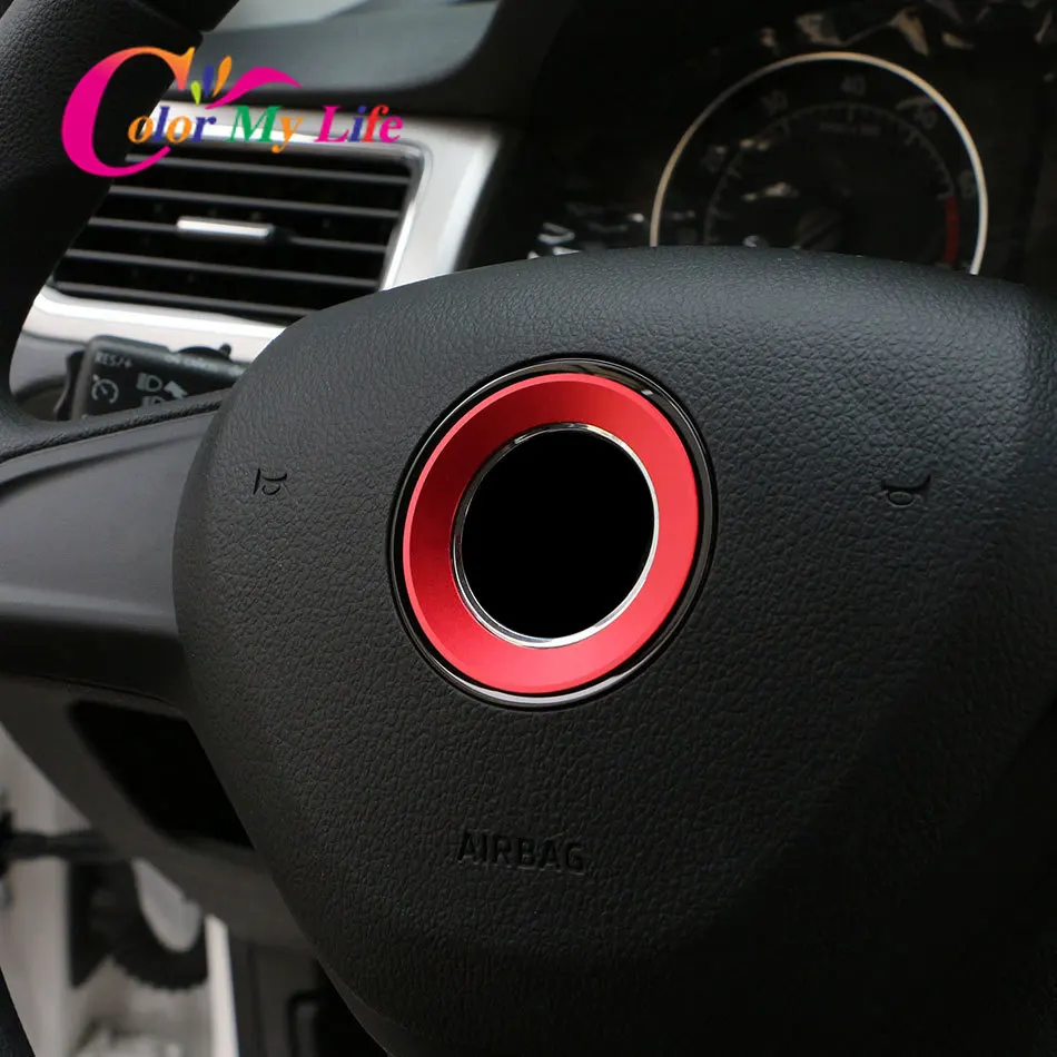 Оболочка рулевого колеса Color My Life для Skoda Octavia A7 A 7 A5 Rapid Fabia Superb 2012 2016