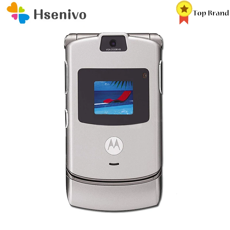 MOTOROLA V3 REFURBISHEDORIGINAL MOTOROLA RAZR V3 100 GOOD QUALITY 2.2