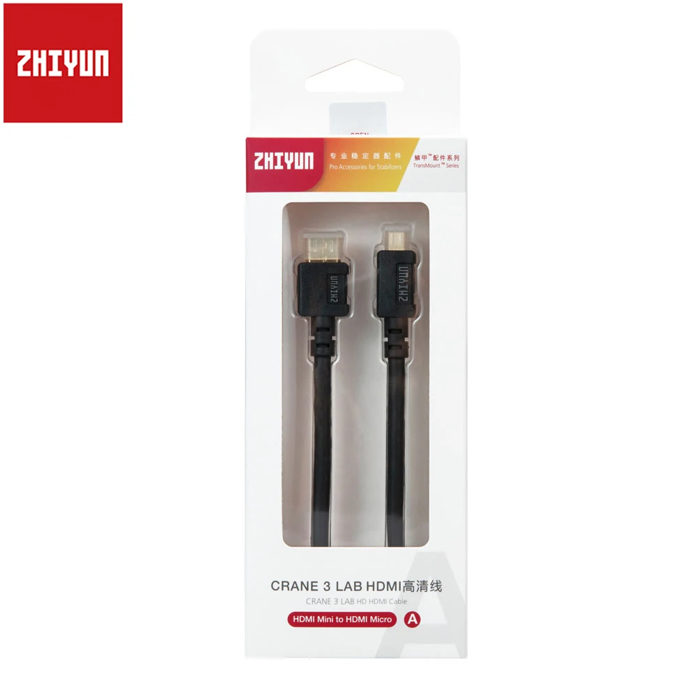 Кабель передачи изображений Zhiyun HDMI-совместимый с Mini к Micro/Mini для передатчика