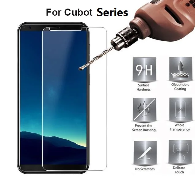 9H закаленное стекло для Cubot J7 J5 A5 Manito P20 power X18 Plus J3Pro R9 X9 стеклянная Защитная пленка