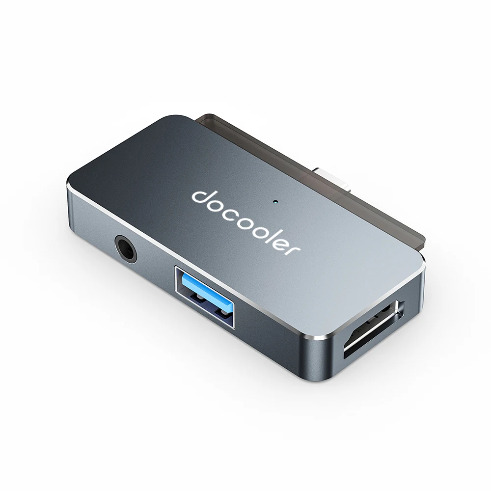 Адаптер docooler USB Type-C Hub со стандартной зарядкой 3 0 и 5 мм разъем для Наушников