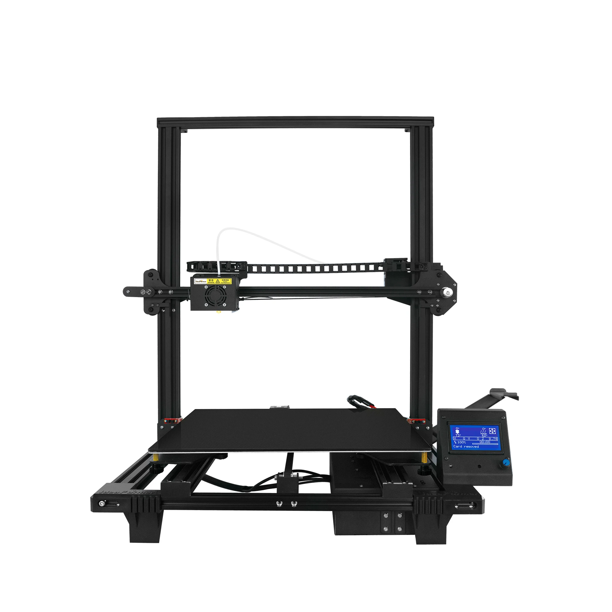 Günstig Ideaformer Prusa 3D Drucker Riesen 400*400*450mm Auto Levelig Ruhig Fahrer Voller Metall Großen Größe FDM Drucker Mit 1,5 Kg PLA Filament