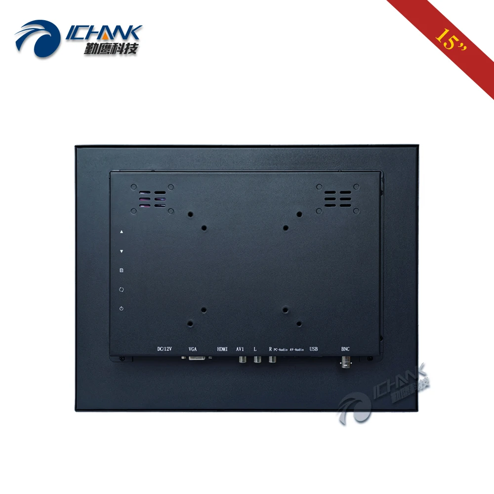 Сенсорный экран с металлическим корпусом и настенным креплением 1024x768 дюйма/15