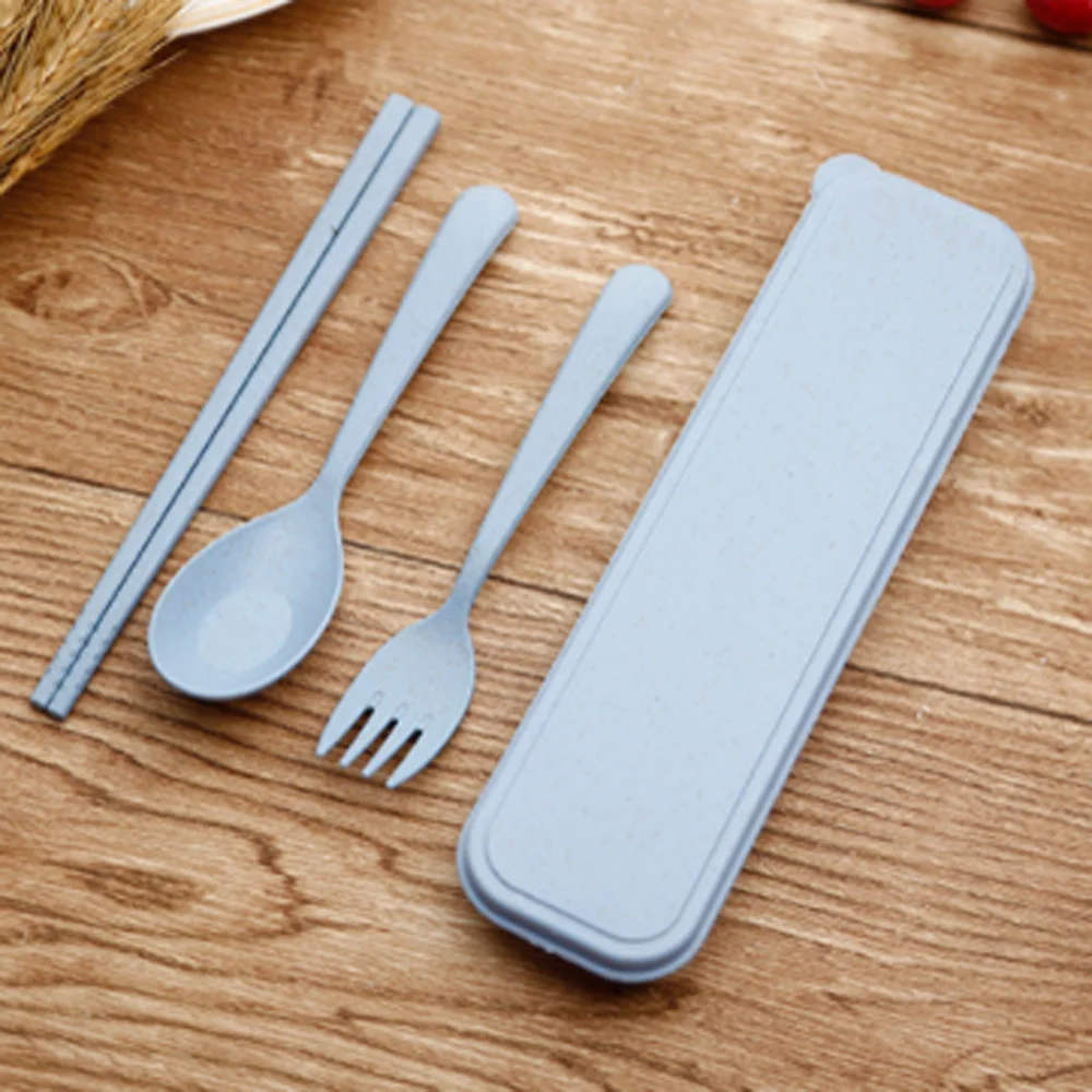3 шт./компл. портативный чехол для вилки ложки столовых приборов канцелярская