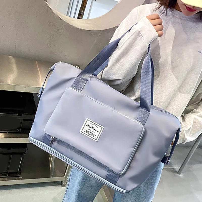 

Waterproof Sports Fitness Bag Adjustable Gym Yoga Bag Big Travel Duffle Handbag for Women 2022 Weekend Traveling bag Bolsa Sac