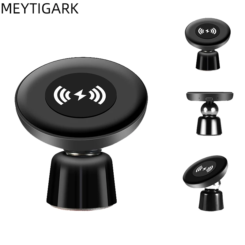 Магнитное беспроводное автомобильное зарядное устройство для iPhone Qi 360 градусов