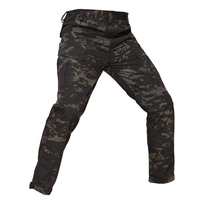 

Urban Casual Cargo Pants Ripstop Outdoor Military Training Pants Men Multicam & Black(SKU051350)