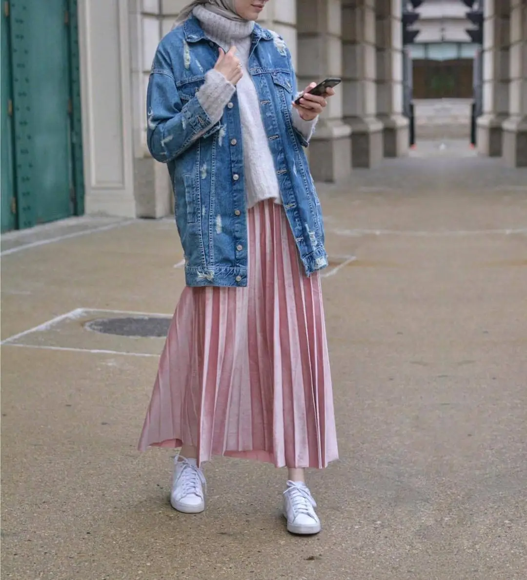 Женская юбка-трапеция с завышенной талией Повседневная плиссированная в