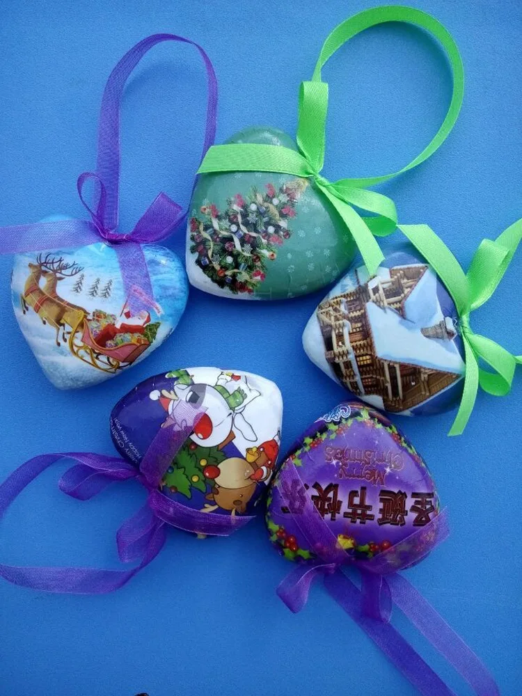 Украшения для новогодней елки подвеска в форме сердца глобальное эксклюзивное