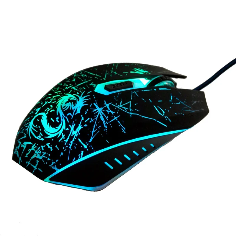 Профессиональная Проводная игровая мышь M138 цветной светильник электронная