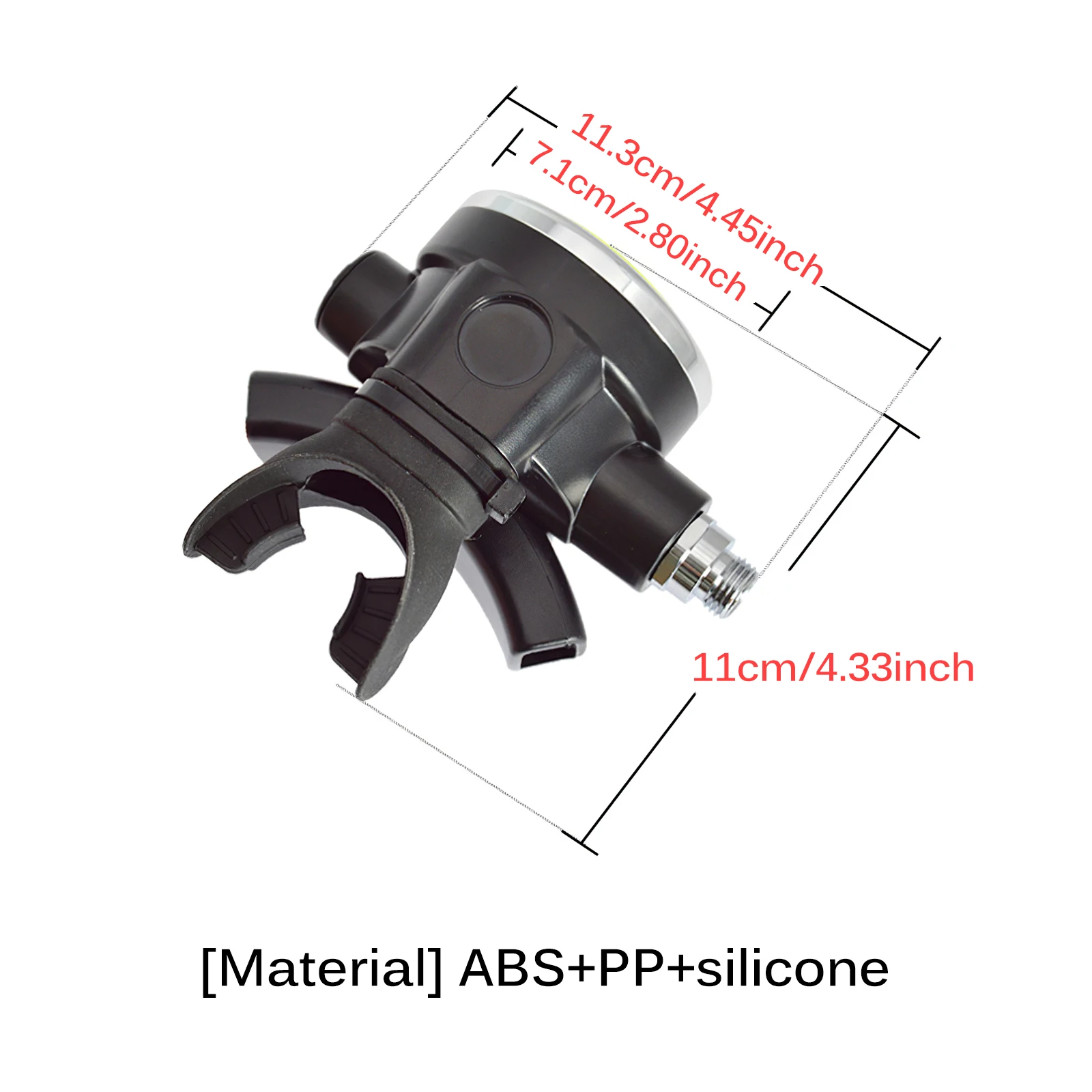 

Scuba Diving Regulator With Silicone Mouthpiece 2nd Stage Scuba Diving Replacement Bright Color For Breathing Valve Water Sports