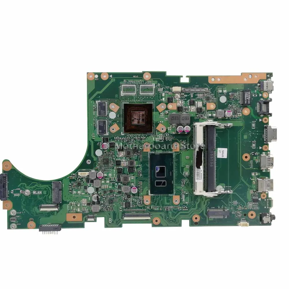 

X756UJ Laptop motherboard For Asus X756U X756UWK X756UX X756UJ X756UB X756UV mainboard I3-6100U GT920M/2GB DDR3 Memory slot
