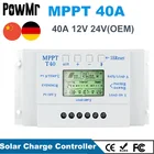 MPPT 40A регулятор солнечного заряда и разряда 12V 24V LCD USB регулятор с нагрузкой двойной контроль таймера для системы солнечного освещения