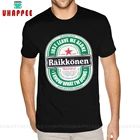 Женская футболка с логотипом Raikkonen, черная футболка большого размера с короткими рукавами на заказ для мужчин на День святого Валентина