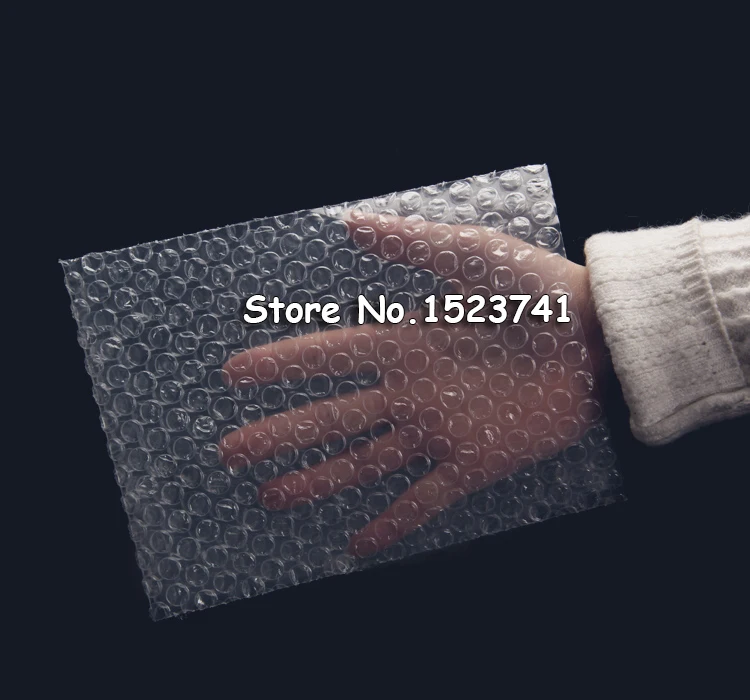100 шт. 80*100 мм пластиковая упаковка конверты белые Пузырьковые Упаковочные пакеты