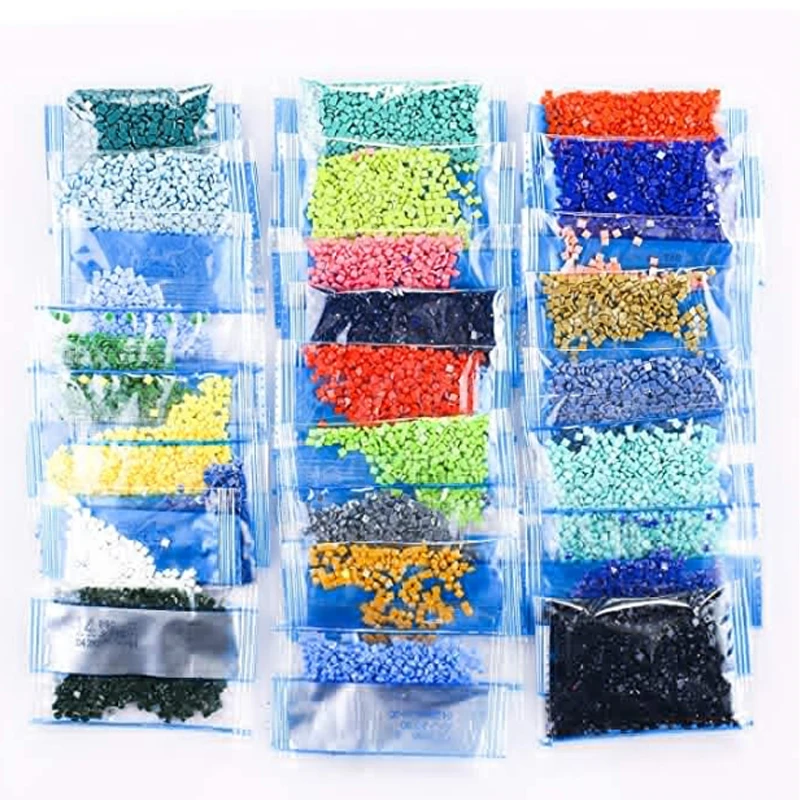 Алмазная живопись с цветами Набор для вышивки полным наполнением | Дом и сад