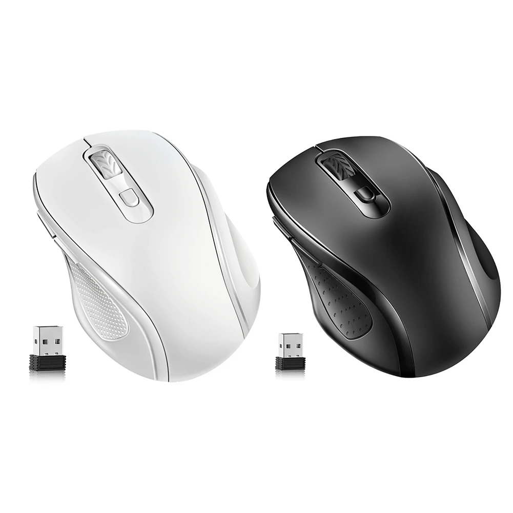 

Wireless Mouse Ergonomic Computer Mouse PC Optical Mause with 4 Gears 6 buttons 2.4Ghz Wireless Mice 1600 DPI For Laptop
