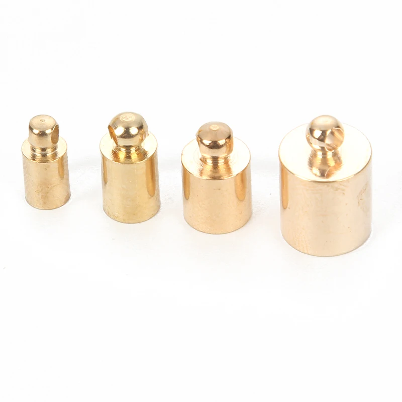 Концевые заглушки для ювелирных изделий сделай сам 100 шт. металлическая