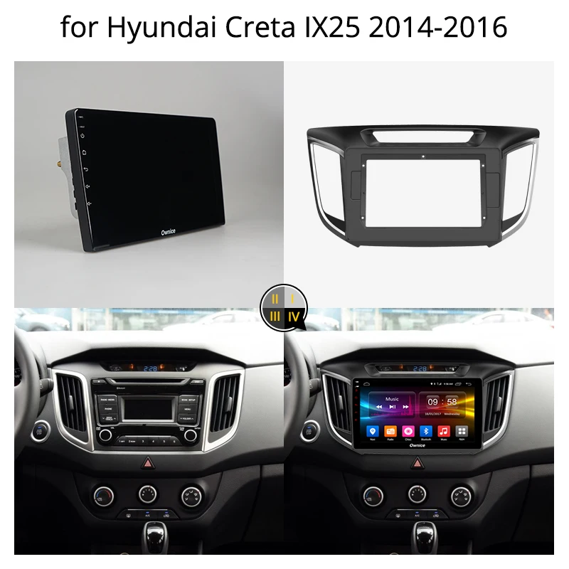 Ownice Android 10 2 DIN 360 Panorama Car Radio DVD Player GPS Navi carplay 4G LTE DSP SPDIF For HYUNDAI IX25 2014 2015 2016 | Автомобили и