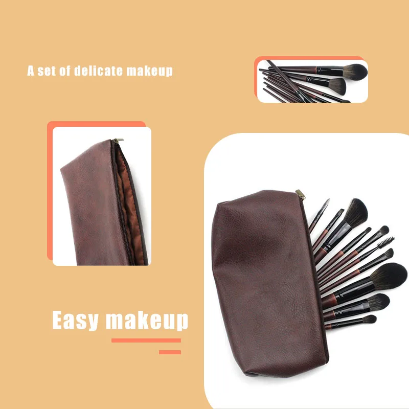 

10 шт., набор мягких косметических кистей для макияжа