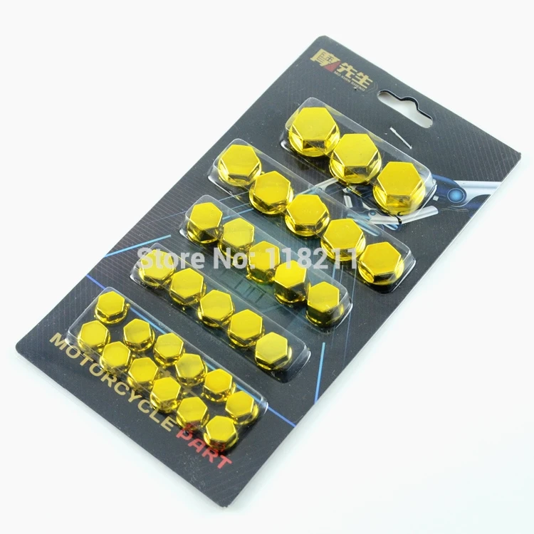 Рамки для мотоциклов 30 шт. пластиковые болты декоративные крышки Yamaha Kawasaki Honda