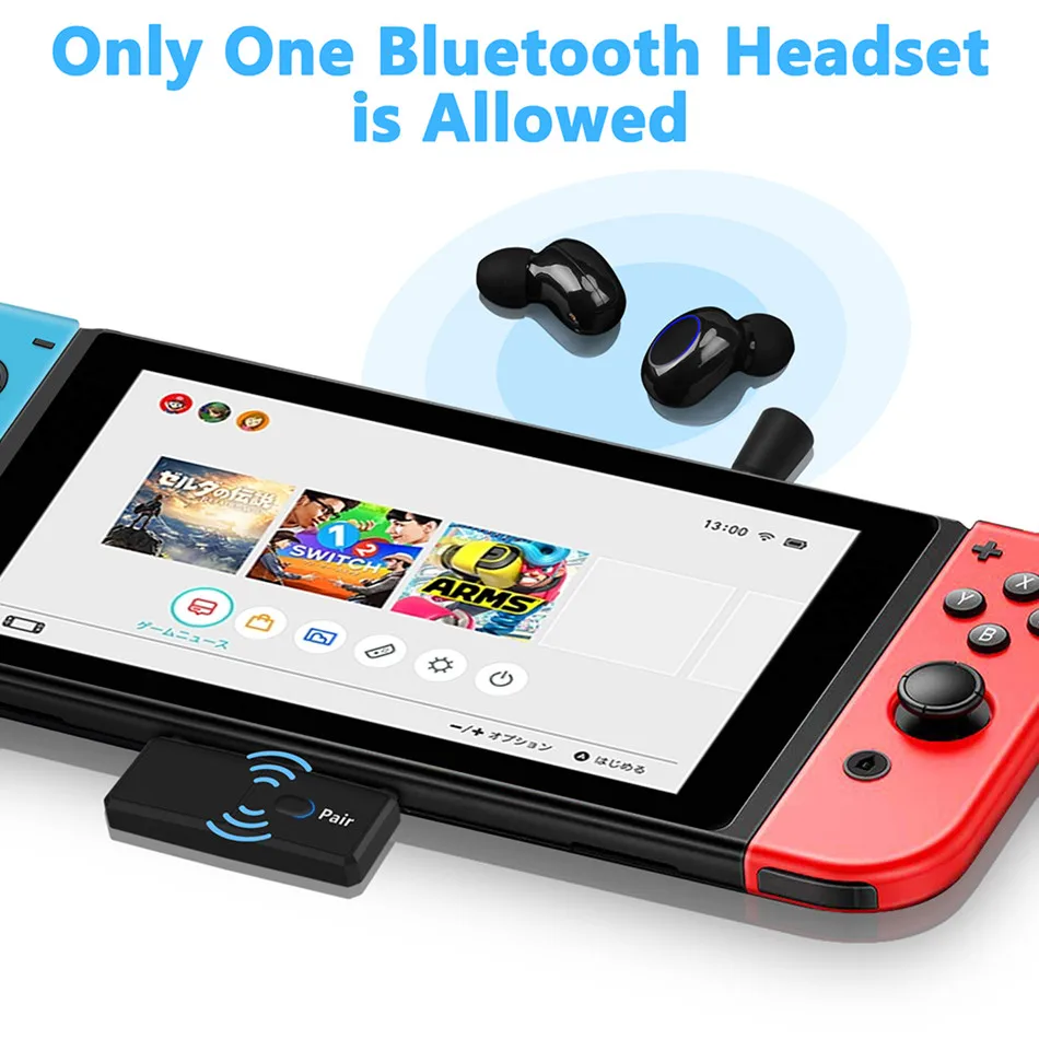 Bluetooth 5 0 аудио адаптер EDR A2DP SBC с низкой задержкой USB C Type беспроводной и микрофон