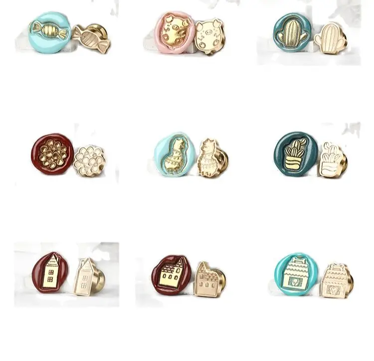 3D Специальный Металлический уплотнитель для дома фрукты животные цветок