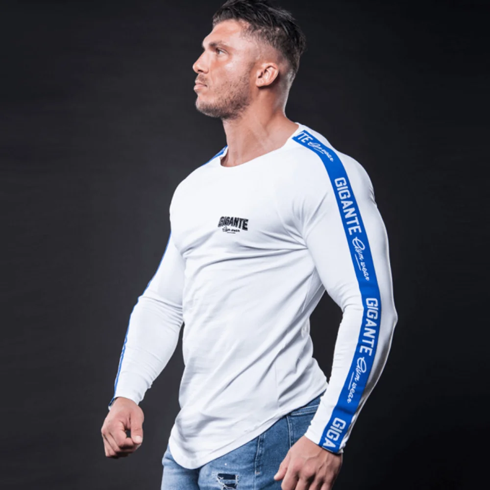 Футболка с длинным рукавом быстросохнущая Спортивная футболка для бега Мужская
