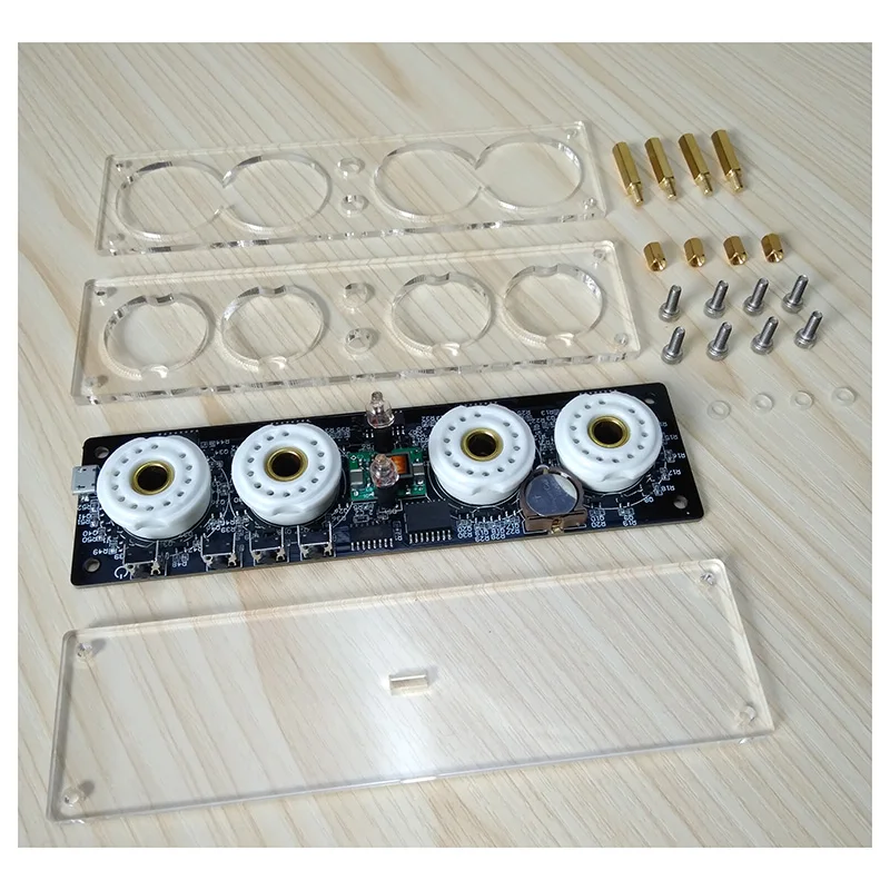 Светящиеся часы с 4-битной интегрированной трубкой + пульт дистанционного