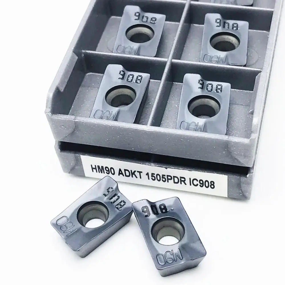 Твердосплавные вставки HM90 ADKT1505 PDR IC908 режущий инструмент токарные части вставка