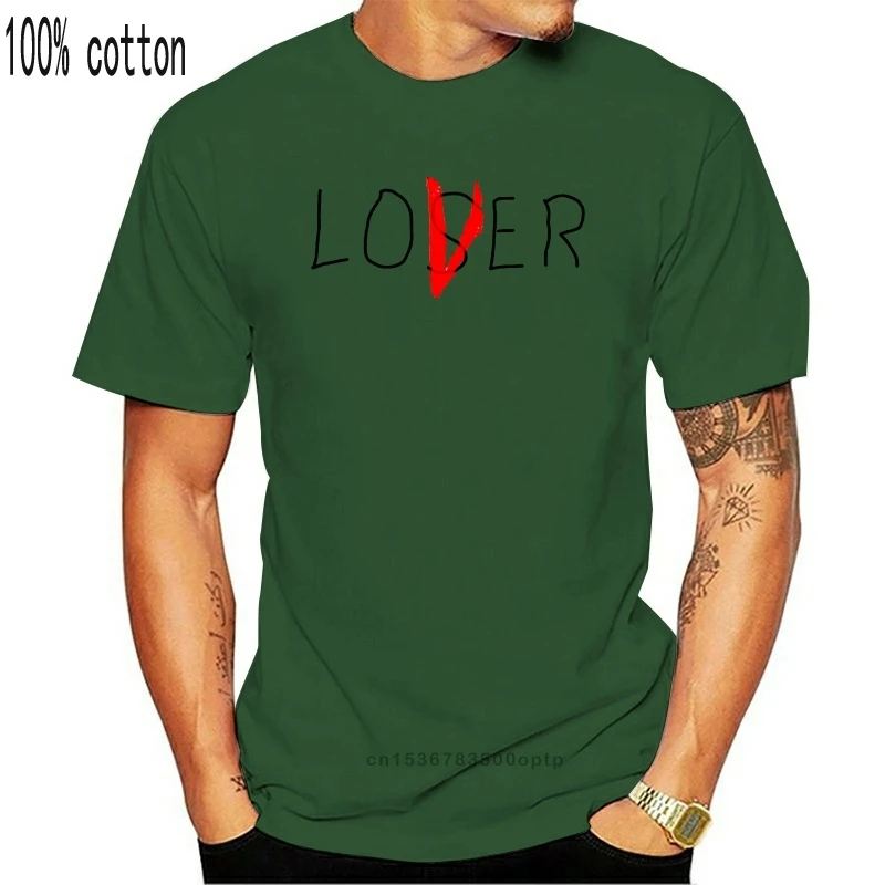 

New Loser / Lover T-Shirt Men'S It Pennywise2021 Design Men Tee Shirt Tops Short Sleeve Cotton Fitness T-Shirts Distressed T-Shi