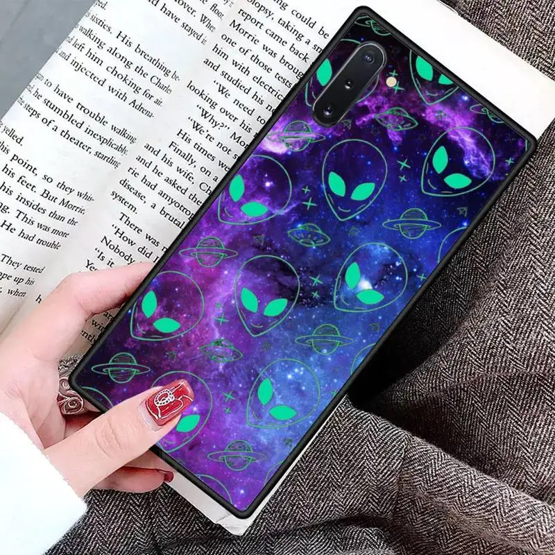 

Space star alien Phone Case For Samsung Galaxy S8 S9 S10 Plus S10E Note 3 4 5 6 7 8 9 10 Pro Lite cover