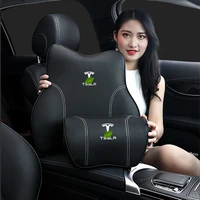 neck pillow for tesla model 3 model x model s y front seat lumbar full protect memory foam cushion headrest waist support pad