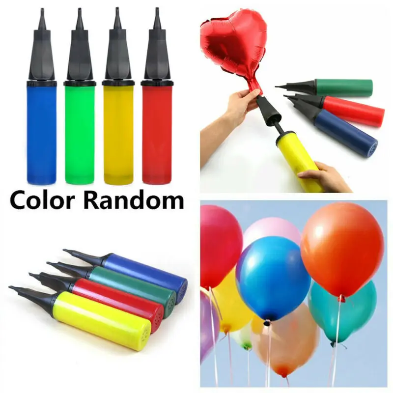 1 шт. воздушный насос мини пластиковый ручной шар вечерние воздушные шары