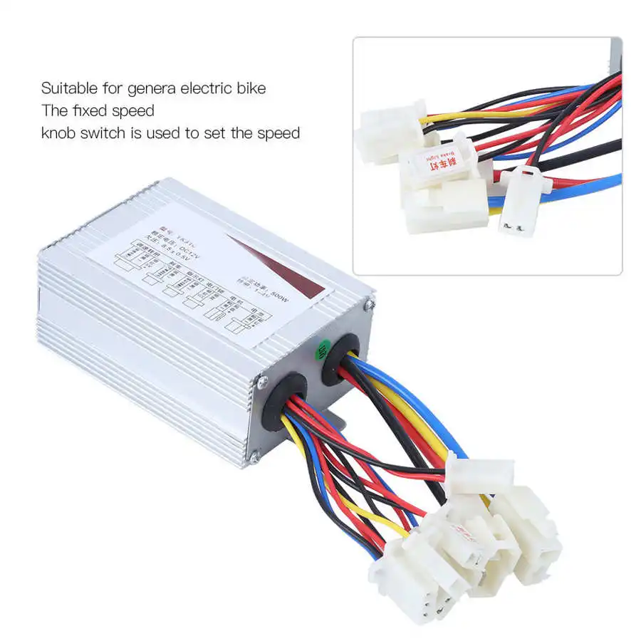 Прочный щетчатый контроллер 12 В 500 Вт фиксированная Ручка вращения переключатель