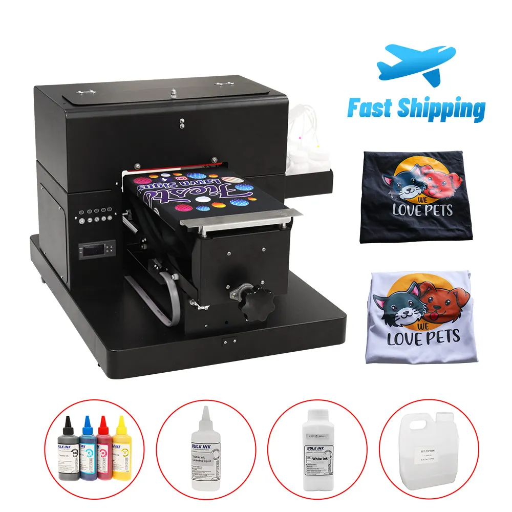 A4 DTG Printer For Epson L805 A4 Flatbed Printer Digital For T-Shirt  A4 digital textile printer With Textile Ink A4 DTG Printer